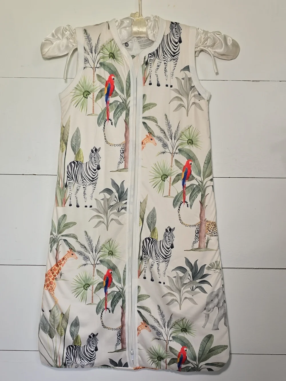 Lululoombaby Safari Jungle Print Sleep Sack Size M (6-15 Months) 1.0 TOG